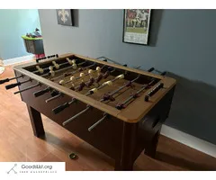 Air hockey and foosball table